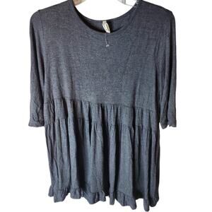 Beeson River Babydoll Mini Dress/Tunic Length Top, Small